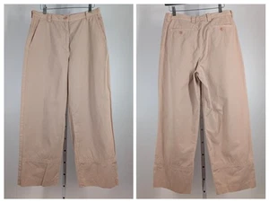 Dries Van Noten Chino Twill Khaki Culottes Pants Trouser Durable Denim Tan 30 27 - Picture 1 of 4