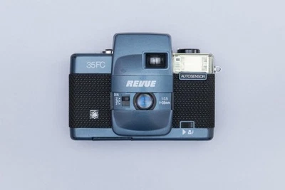 Revue 35 FC Compact 35mm Point and Shoot Film Camera Blue Foto 1 de 4