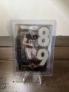 2024 Panini Select - Select Numbers Brock Bowers #12 (RC) - Las Vegas Raiders - Picture 1 of 2