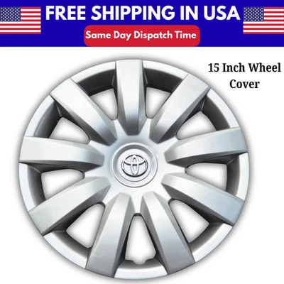 NEW 15" Toyota Camry 2000 - 2012 Replacement Wheel Cover Hubcap 61136 1 Piece - Image 1 of 4
