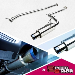 4" BURNT TIP MUFFLER STAINLESS CATBACK EXHAUST FOR 03-06 ACCORD CM7/CM8 4L 2DR - Picture 1 of 1