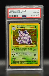 Nidoking Holo 1999 Pokemon Base Set Unlimited #59 WOTC PSA 8 Newly Graded - Picture 1 of 2
