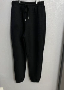 By Egreis Women's Joggers Black Pockets Casual Sweatpants Comfort Size L - Picture 1 of 2