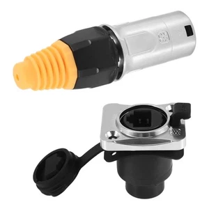 IP67  RJ45  Connectors / Ethernet RJ45  Plug +  Socket for Outdoor Ethernet S4A6 - Afbeelding 1 van 7