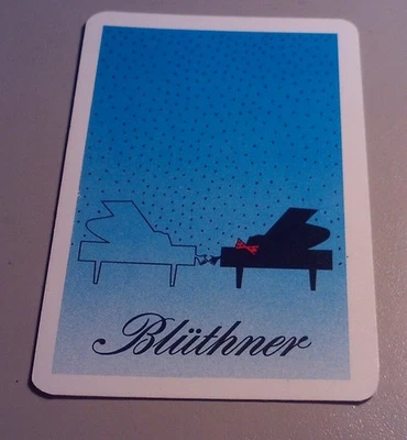 Alter kleiner Taschenkalender DDR 1988 Blüthner Musikinstrumente Flügel Klaviere - Bild 1 von 2