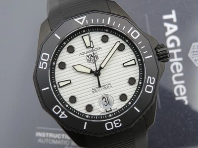 Juego completo de reloj automático para hombre TAG Heuer Aquaracer WBP201D esfera blanca usado Foto 1 de 4