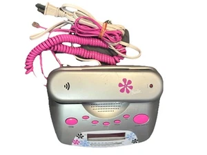 Mattel Barbie Telephone, Radio, Alarm Clock Gray and Pink Tested Vintage - Picture 1 of 10