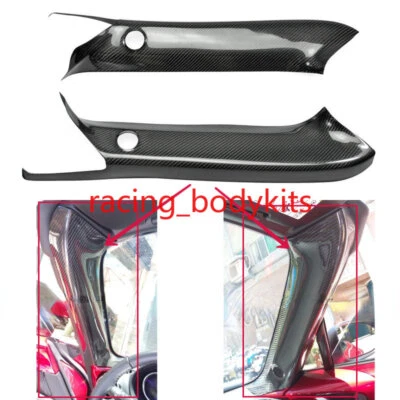 For Mazda MX5 ND ND5RC Miata Roadster Carbon Fiber A Pillar Inner Trim Bodykits — 第 1/4 张图片