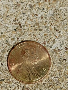 2015 Gold Plated Lincoln Penny - Picture 1 of 2