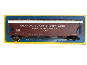 AHM HO Gauge AMANDA BLAIR SHORT LINE Bulk Feed Carrier Car One In Box Excellent! - Picture 1 of 5