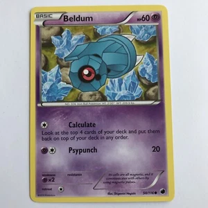 Pokemon Beldum Plasma Freeze TCG Common 50/116 Basic - Picture 1 of 6