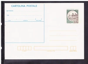Postkarte Italien Republik 1986 Schlösser 450 Lire Spoleto ^^ - Bild 1 von 1