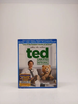 Ted (2012, Blu-Ray Only) with Slipcover, No DVD, English/French Seth MacFarlane - Image 1 of 4