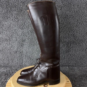 Botas de Montar Ecuestres Marlborough De Colección para Mujer Talla 7 Cuero Marrón Hechas en Inglaterra - Imagen 1 de 11