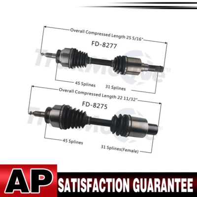Par de juntas delanteras de eje Surtrack CV 2 piezas para Ford F-150 2015-2018 4x4 Foto 1 de 4