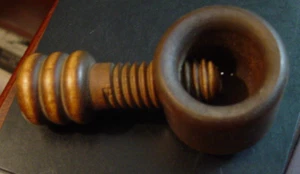 Vintage Nussknacker mit Drehschraube aus Holz - Bild 1 von 2
