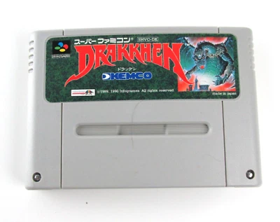 Drakkhen Super Famicom SFC Japan import US Seller - Image 1 of 4