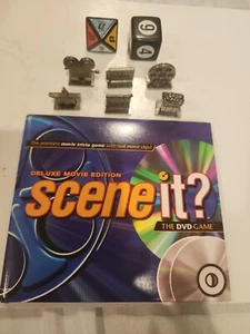 scene It? The DVD Game. Deluxe Movie Edition 2 DVDs 6 player pieces INCOMPLETE - Picture 1 of 11