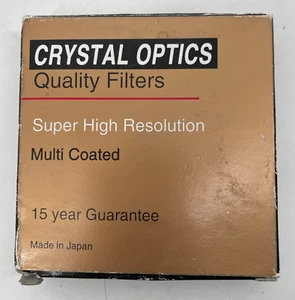 Crystal optics Quality Filter super high resolution multi coated Japan CPL 62 - Picture 1 of 5