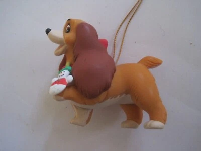 Lady And The Tramp Christmas Ornament Plastic Disney - Image 1 of 4
