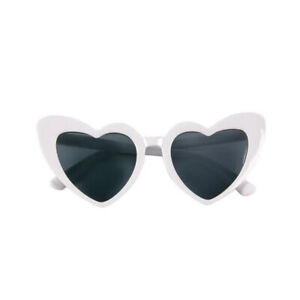 Love Heart Shaped Sunglasses White Party Glasses Hens Night Festival Accessories