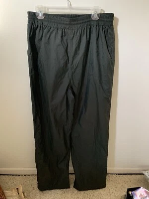 Cabelas Dry Plus Mens Size Large Tall Rain Wet Weather Pants Green FLAWED - Image 1 of 4