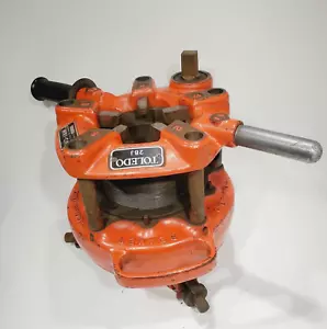 TOLEDO 2BJ 2- 1/2 - 4" PIPE THREADER Made In U.S.A Free Shipping - Picture 1 of 5