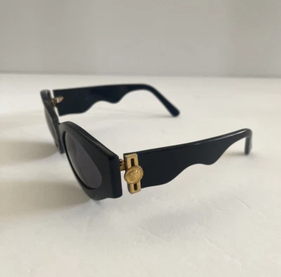 Versace Gianni Versace Medusa Black /Gold Sunglasses - Image 1 of 4