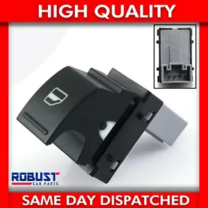 ELECTRIC POWER WINDOW SWITCH PASSENGER SIDE FOR VW GOLF CADDY PASSAT 7L6959855B - Picture 1 of 10