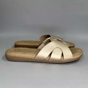 Sandalias Cliffs By White Mountain Fortunate para mujer talla 8,5 doradas metálicas - Imagen 1 de 12