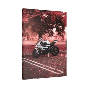 BMW Inspired S1000RR High Resolution Museum Quality Vertical Canvas Print #059 - Picture 1 of 10