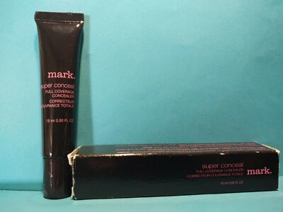 AVON mark Super Conceal Full Coverage Concealer LIGHT-MEDIUM .5 oz ~ NEW in BOX - Image 1 of 2