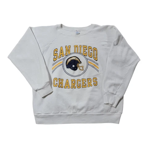 VTG San Diego Chargers NFL Sweatshirt Adult Size Large Champion 80s Cover