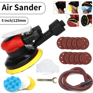 125mm Air Random Orbital Polisher Sanders Dual Action Auto Body Orbit DA Sanding - Picture 1 of 10