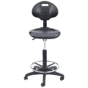 National Public Seating 6722Hb Polyurethane Task Chair, 22" To 32", No Arms,