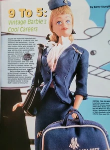 5pg History Article & Pics 9 to 5: VINTAGE BARBIE'S COOL CAREERS - Picture 1 of 3