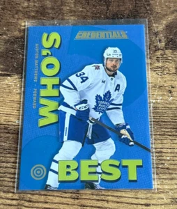 2023-24 Upper Deck Credentials Who’s Best #WB-AM Auston Matthews - Picture 1 of 1