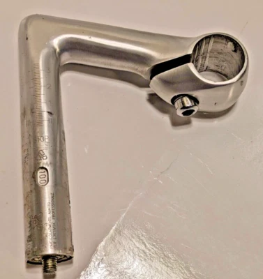 ITM ITALY ALUMINUM QUILL STEM 22.2 26.4 100MM REACH SILVER Particolarmente - Image 1 of 4