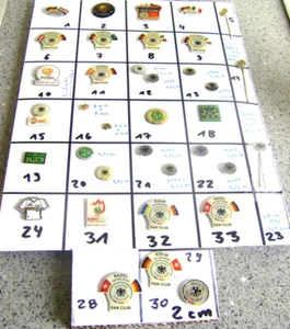 DFB-DEUTSCHE NATIONALMANNSCHAFT-29 FUSSBALL PINS- EINEN WÄHLEN-LESEN-u.a FANCLUB - Bild 1 von 24