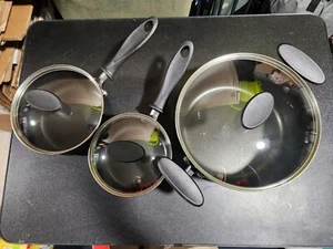 farberware set pentole antiaderenti nero - Foto 1 di 4