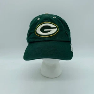 '47 Men's Green Bay Packers NFL Basic Hat Cap Solid Green Logo Adjustable - Picture 1 of 6