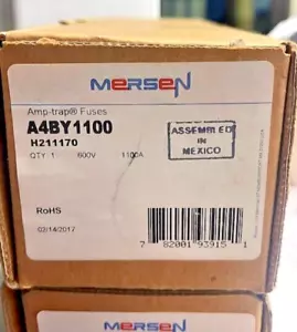 Fusibili Mersen A4BY1100, Classe L, 1100A, 600VAC, 300VDC, nuovi con scatola - Foto 1 di 4