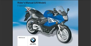 2011 BMW F 800 ST USA model owner's manual (Reprint) - Picture 1 of 13