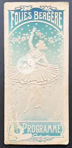 FOLIES BERGERE Cinématographe Georges MELIES PATHE Lune Ballet ANTINOA 1905 - Bild 1 von 4