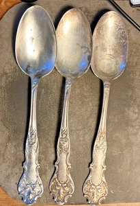 1847 Rogers Bros. Old Colony Silver Plate Set of 3 Spoons 8.25 long - Picture 1 of 5