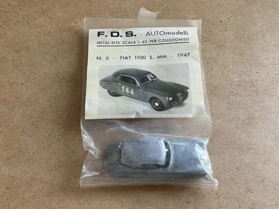FDS AUTOMODELLI N.6 FIAT 1100 S MM 1947 - Immagine 1 di 4