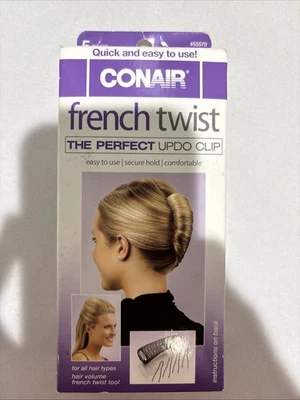 Conair French Twist "The Perfect UpDo" Clip Easy Secure #55570  BNOW - Image 1 of 4