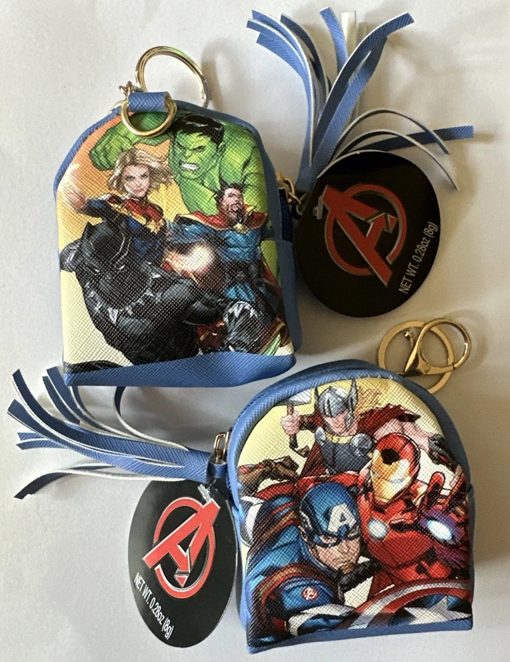 MARVEL AVENGERS 2 Pieces Mini Backpack with Keychain-Attach it to your Backpack! - Image 1 of 1