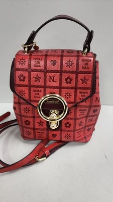 Nicole Lee USA Shoulder Bag Red /Handbag Purse/Pack Purse  New Without Tags 9x8 - Image 1 of 3