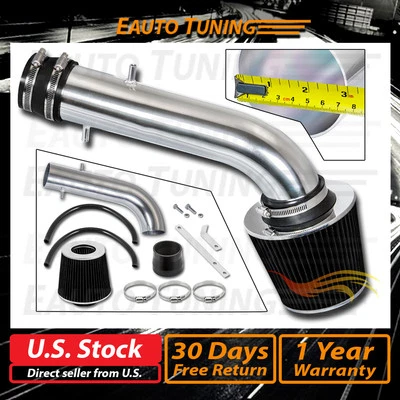 Short Ram Air Intake Kit + BLACK Filter for 97-99 Acura CL 2dr Coupe 3.0L V6 - Image 1 of 4
